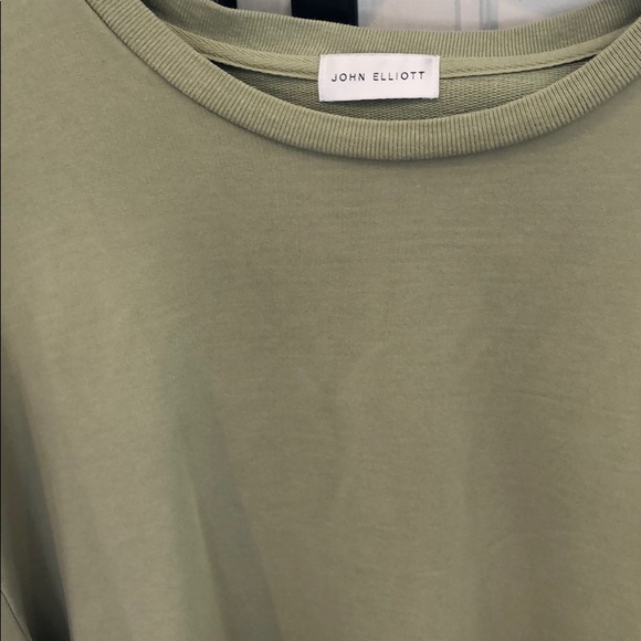 John Elliot Mens Light green crewneck - Picture 2 of 5